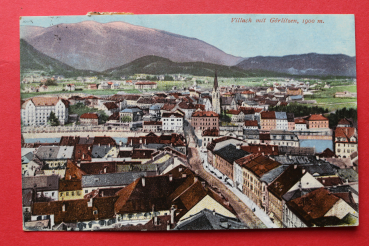 AK Villach / 1927 / mit Görlitzen / Strassen / Kärnten